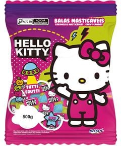 Bala Mastigável Hello Kitty Tutti Frutti 500g
