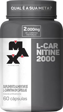 L-Carnitina 2000 Pote com 60 Cápsulas