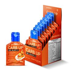 Carb-Up Gel Black Laranja 10 Unidades
