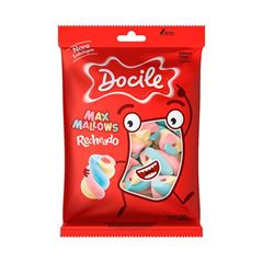 Maxmallows Recheado Twist Colorido Baunilha com Morango 70g