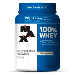 Whey 100% Pote Sabor Cookies & Cream 450g