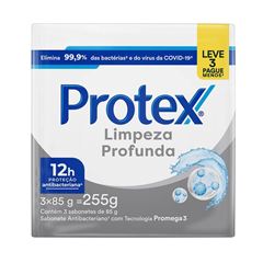 Sabonete Protex Limpeza Profunda 3 x 85g