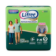 Fralda Calca Geriatrica Lifree Super Conforto P/M 9 Unidades