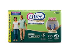 Fralda Calca Geriatrica Lifree Super Conforto P/M 24 Unidades