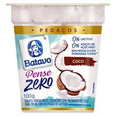 Iogurte Pedaços De Coco Pense Zero 100g