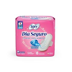 Absorvente Sofy dia seguro com abas 8un