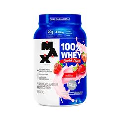 Whey 100% Double Tasty Morango 900g