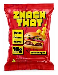 Snack Prot.extrusado Cheeseburger 40g