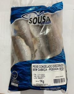 Peixe Pescada Eviscerada Sousa Pescados 2 a 3 peças a Granel