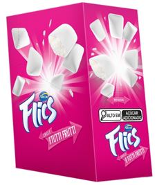Chiclete Arcor Flics Tutti Frutti 25145
