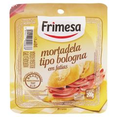 Mortadela Frimesa Tipo Bologna Fatiada 200g