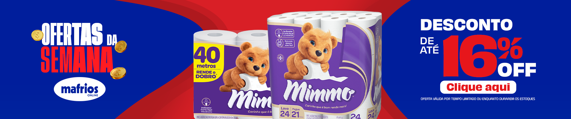 ofertas semana 2 setembro Papel Higienico MIMO (ESCALONADO )