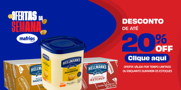 ofertas semana 2 setembro MAionese e Ketchup Helmmans