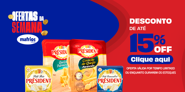 ofertas semana 2 setembro 2026 TABUA DE QUEIJOS FINOS A 15%